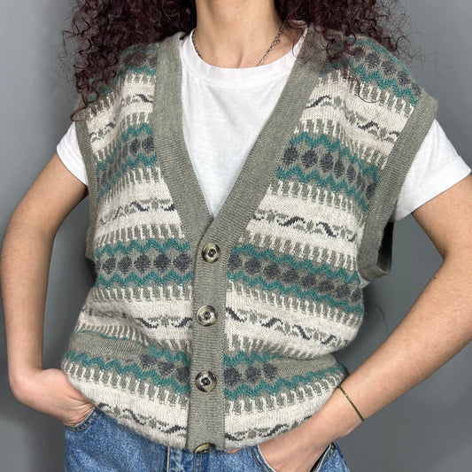Patterned vest