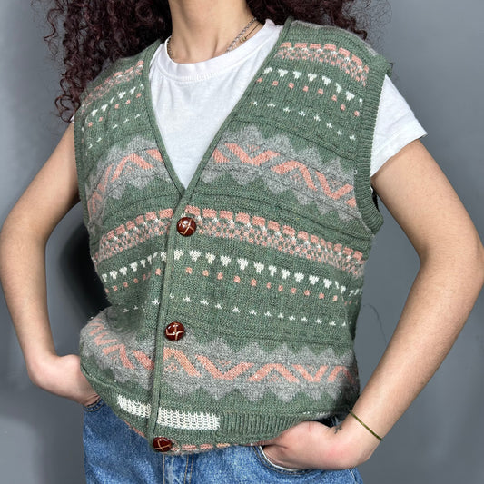 Patterned vest