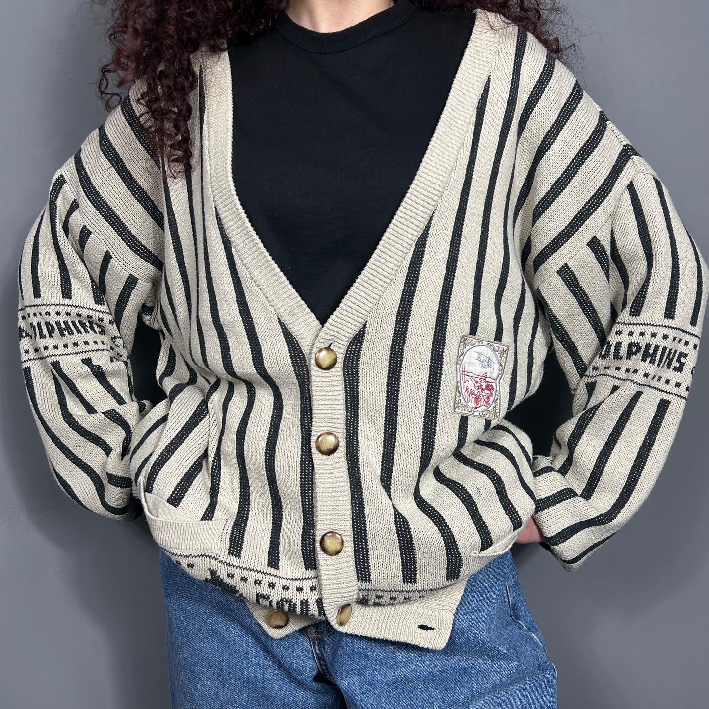 Striped cardigan