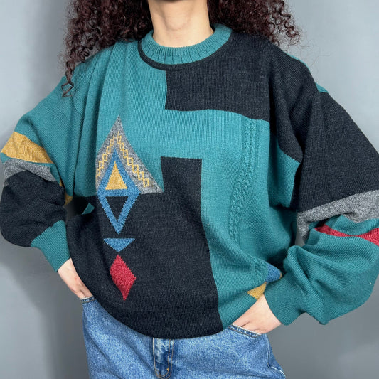 Patterned sweater