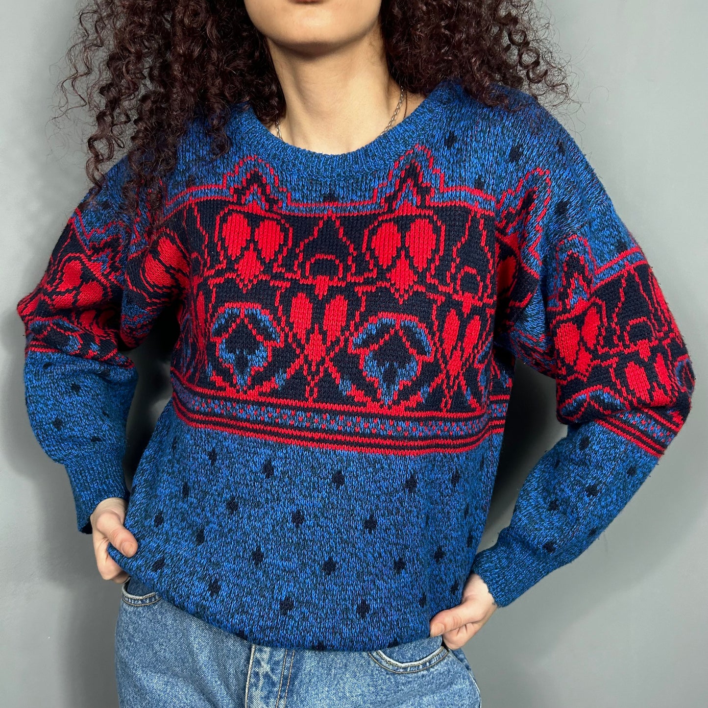 Patterned sweater