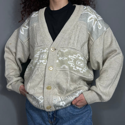 Patterned cardigan