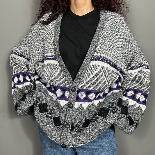Patterned cardigan