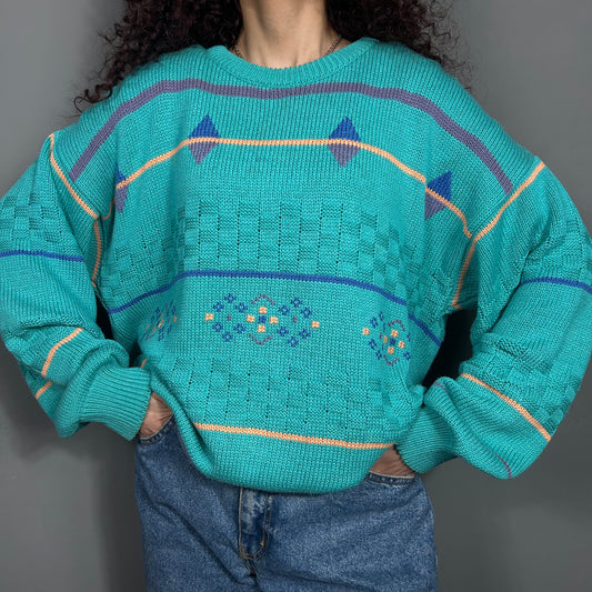 Patterned sweater