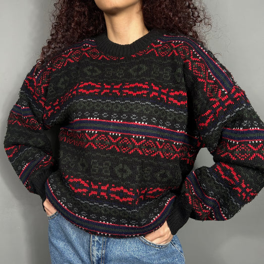 Patterned sweater