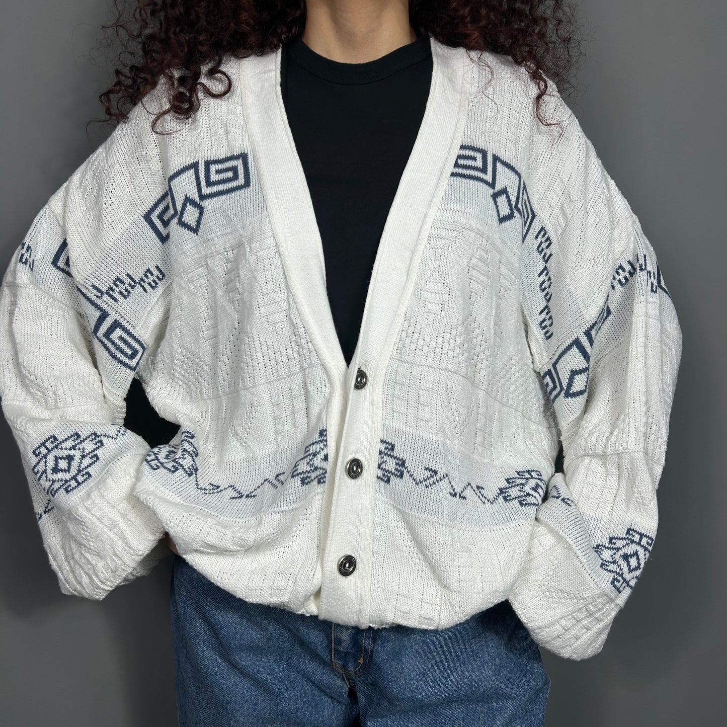 Patterned cardigan