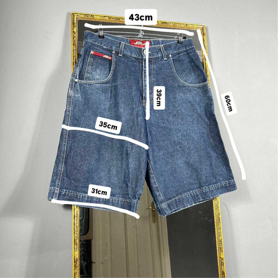 Denim shorts
