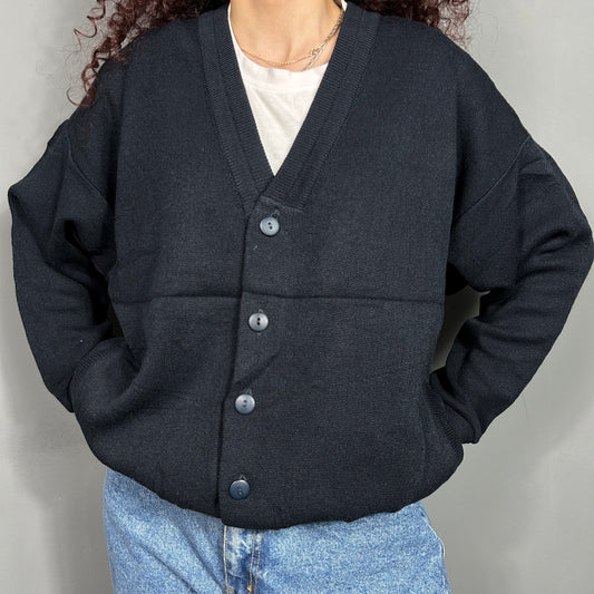 Dark blue cardigan