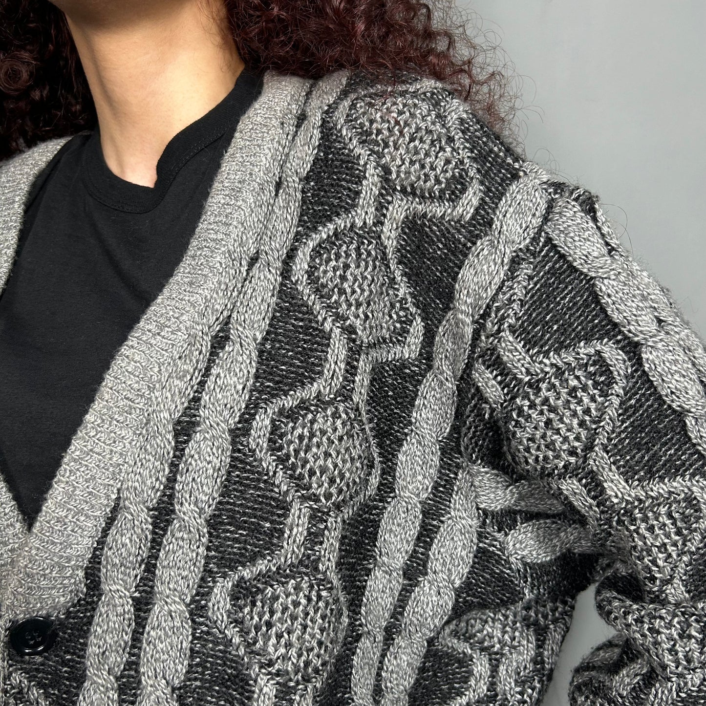 Patterned cardigan