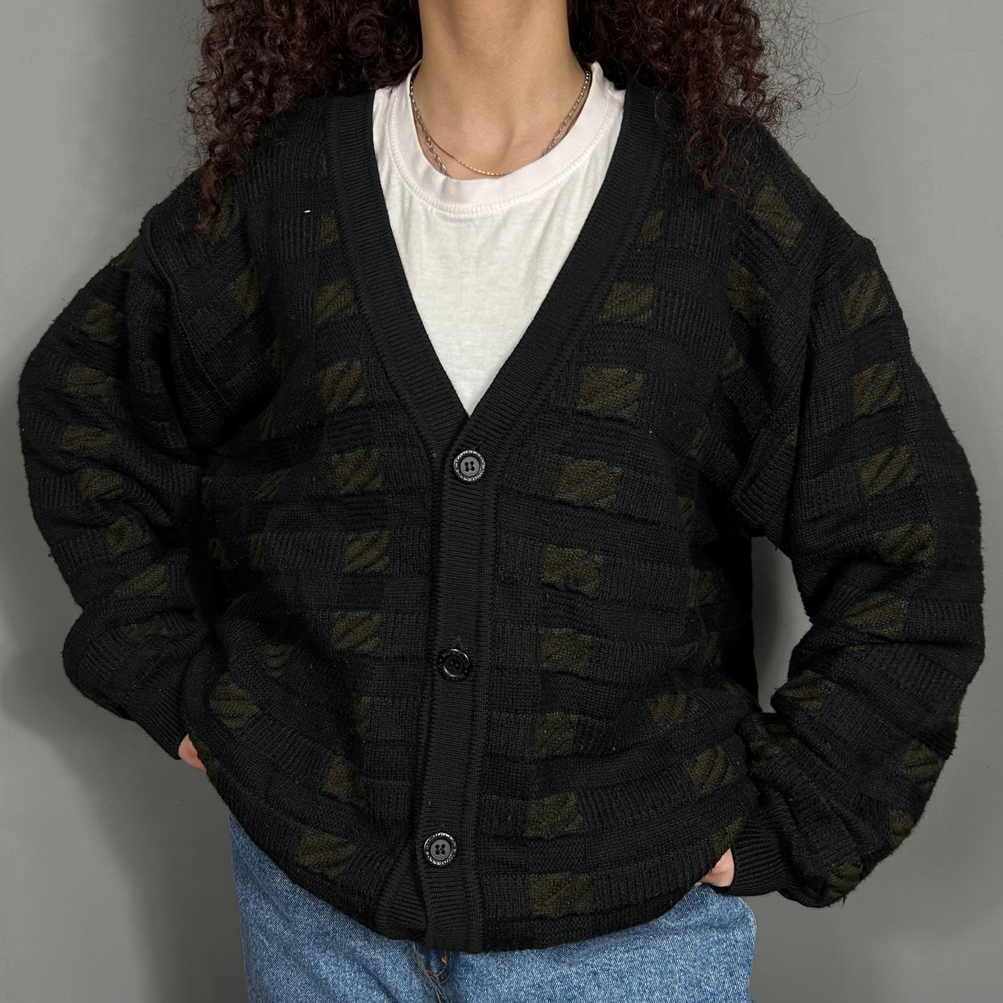 Patterned cardigan