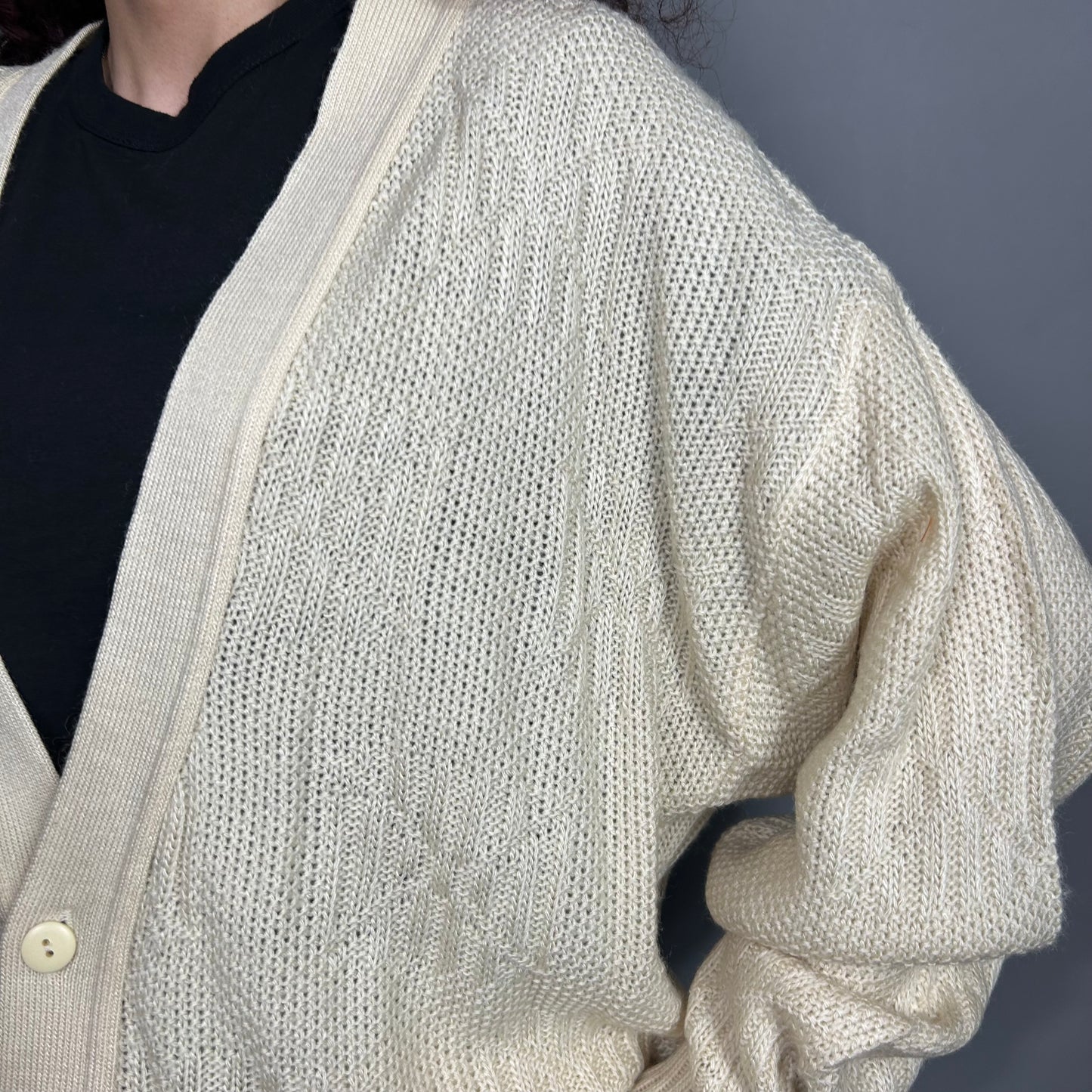 Cream cardigan