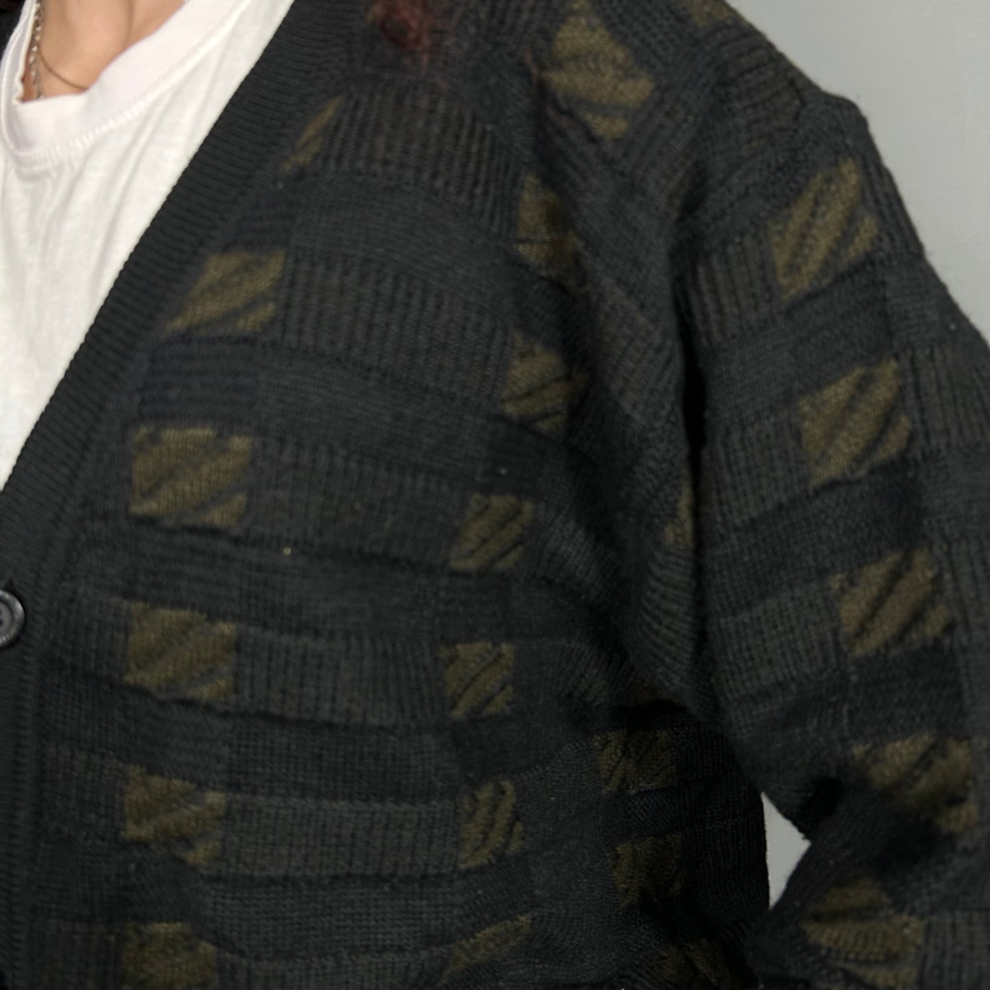 Patterned cardigan