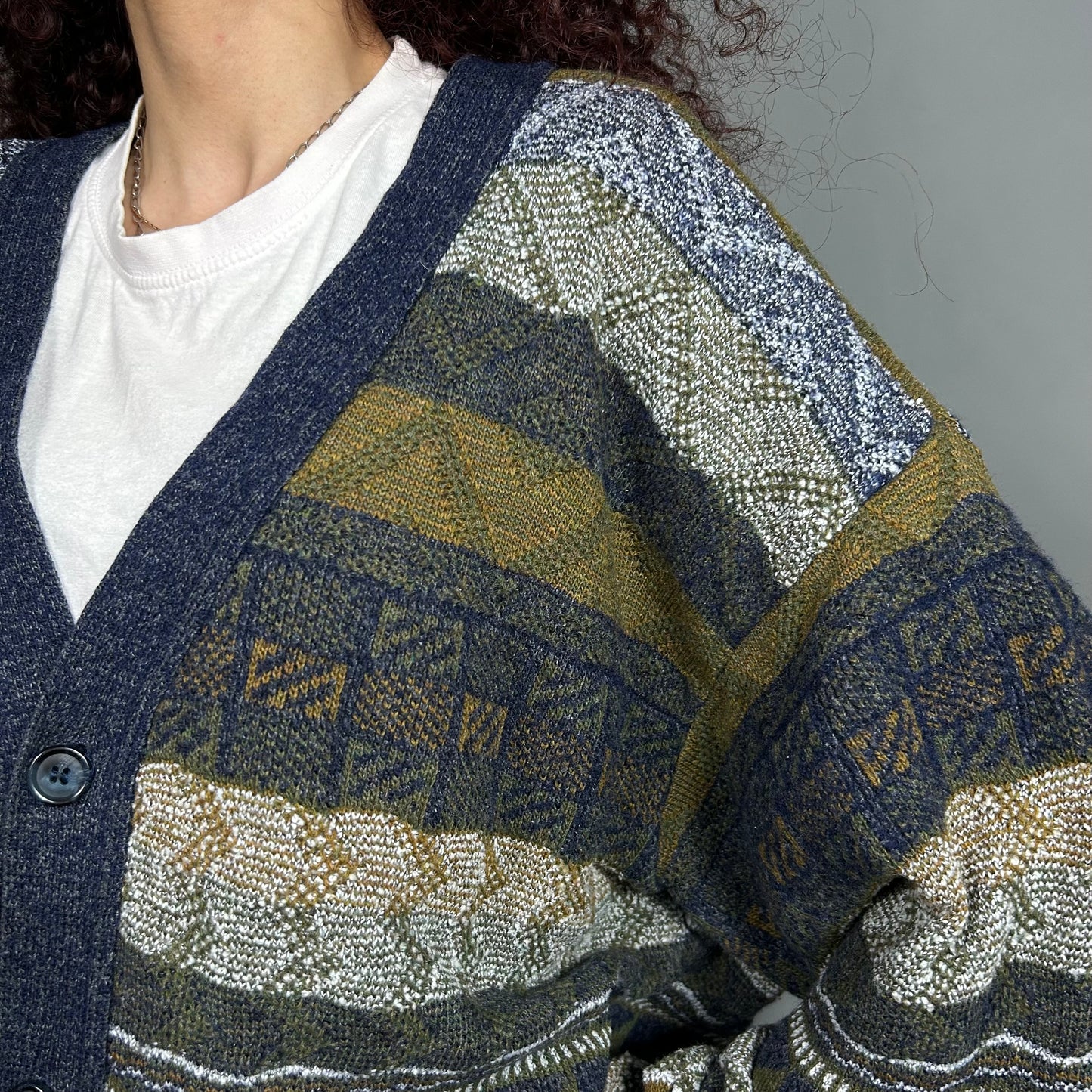 Patterned cardigan