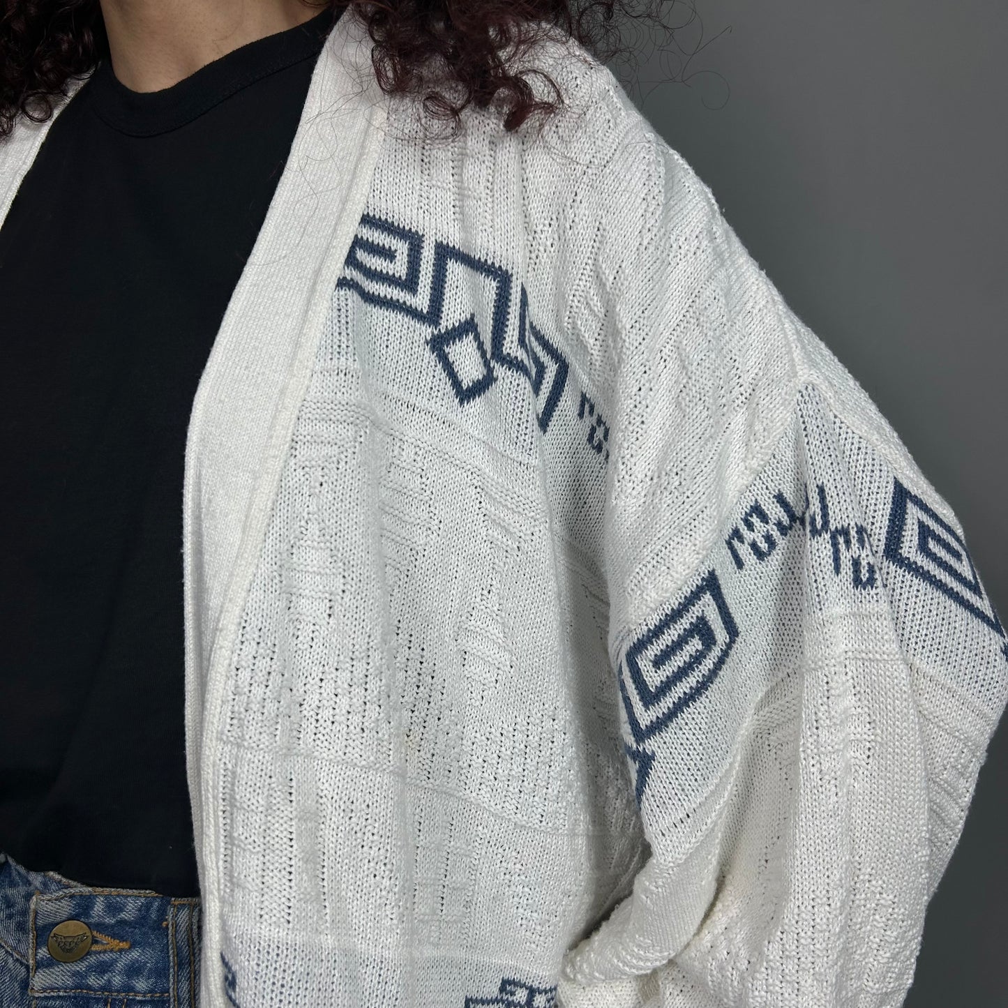 Patterned cardigan