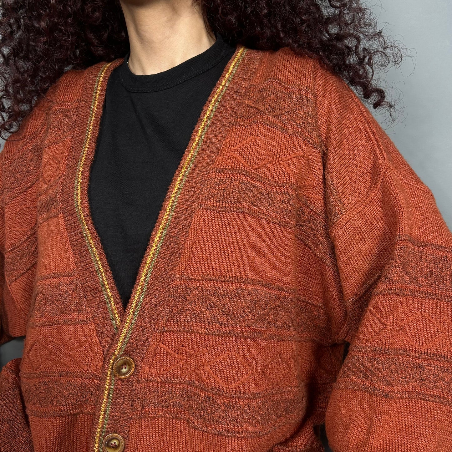 Patterned cardigan