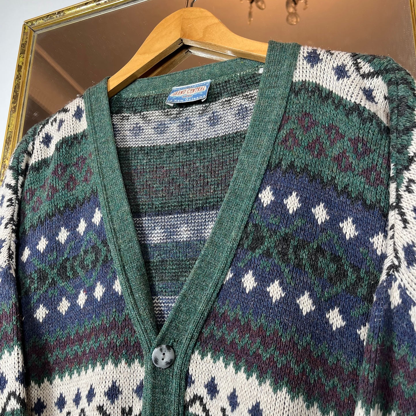 Patterned cardigan