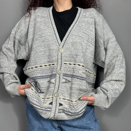Patterned cardigan