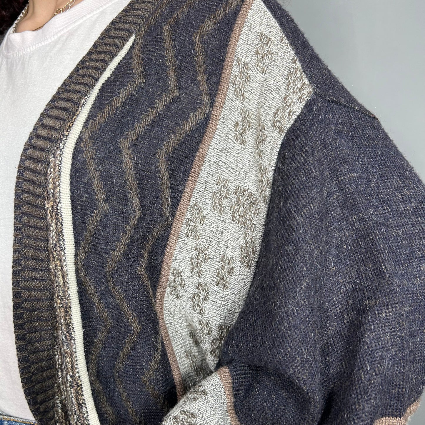 Patterned cardigan