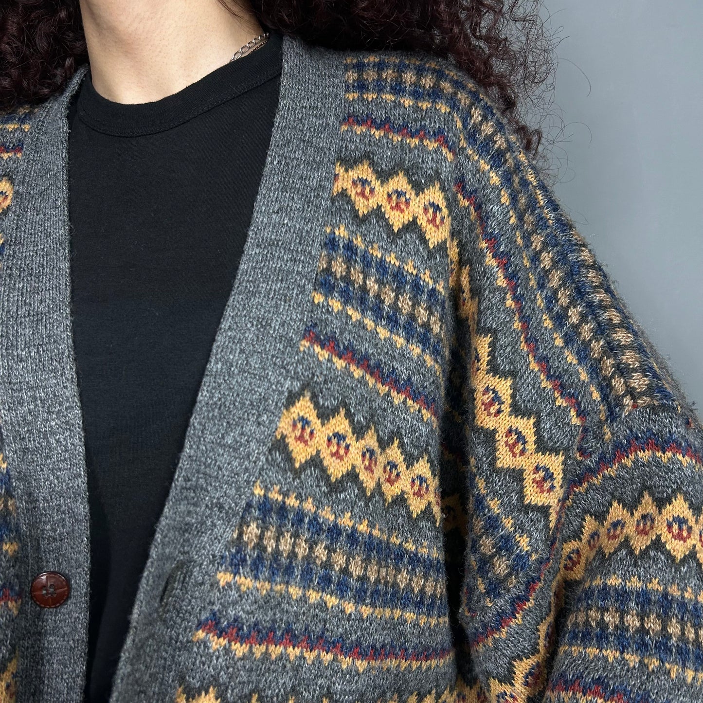 Patterned cardigan