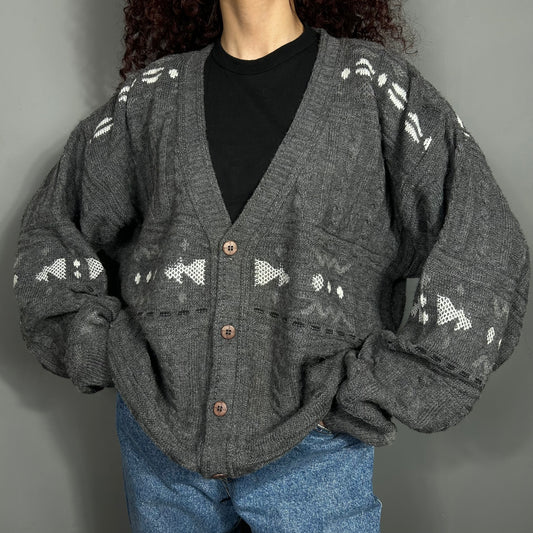 Patterned cardigan