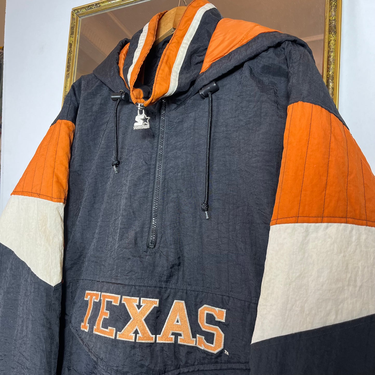 Starter 90's Texas Bullseye Half Zip