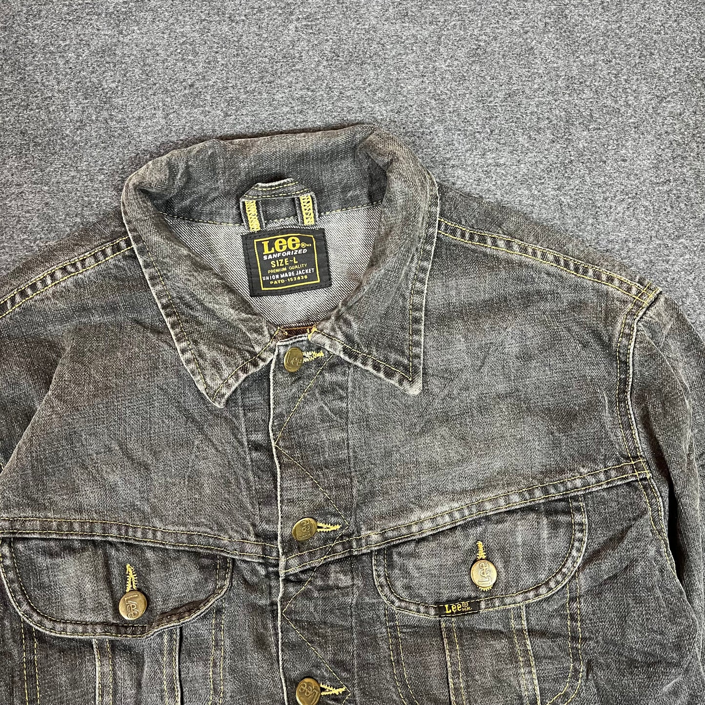 Grey denim Lee jacket