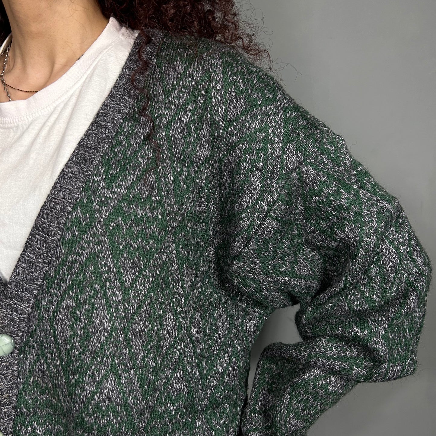 Patterned cardigan