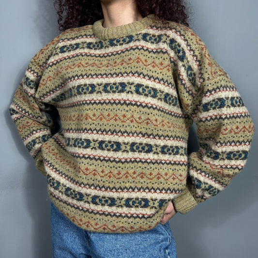 Patterned sweater