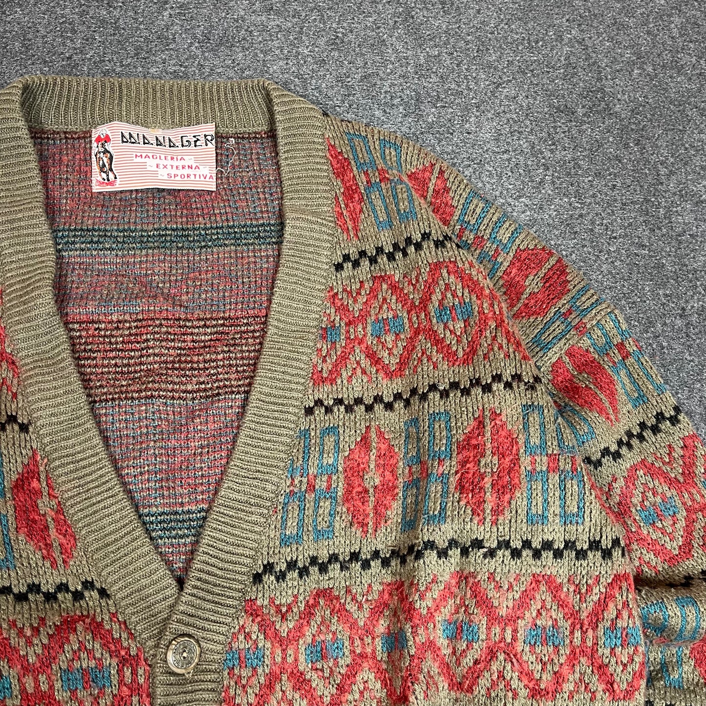 Patterned cardigan