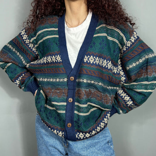 Patterned cardigan
