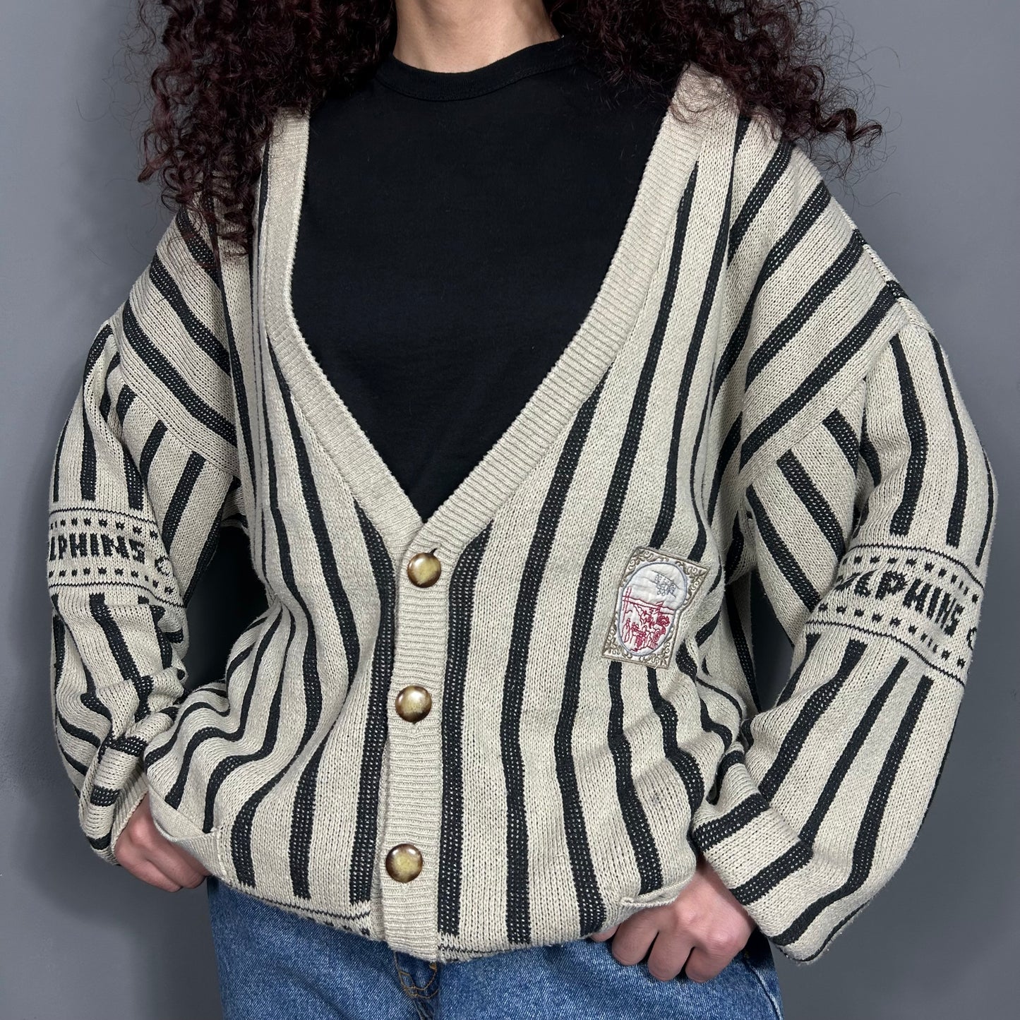 Striped cardigan