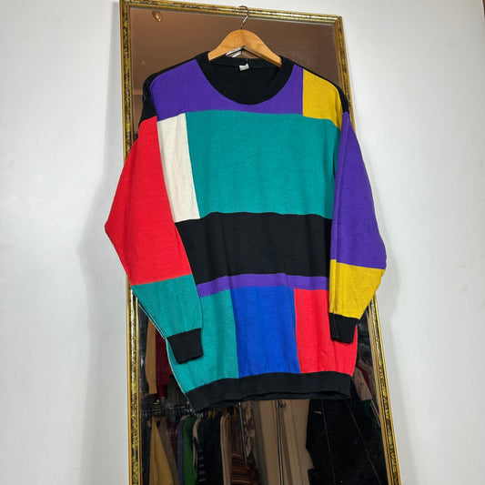 Colorblock sweater