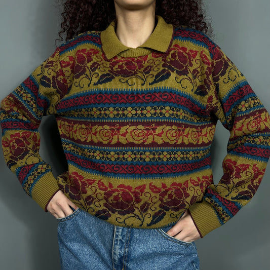 Patterned sweater