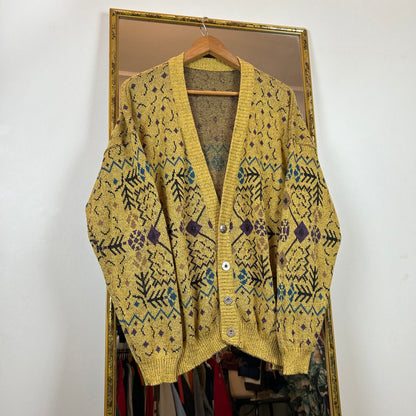 Patterned cardigan