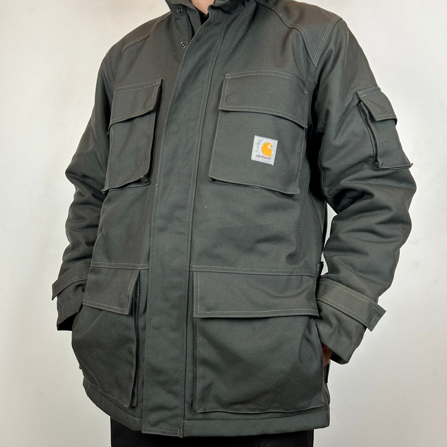 Dark kaki Carhartt jacket