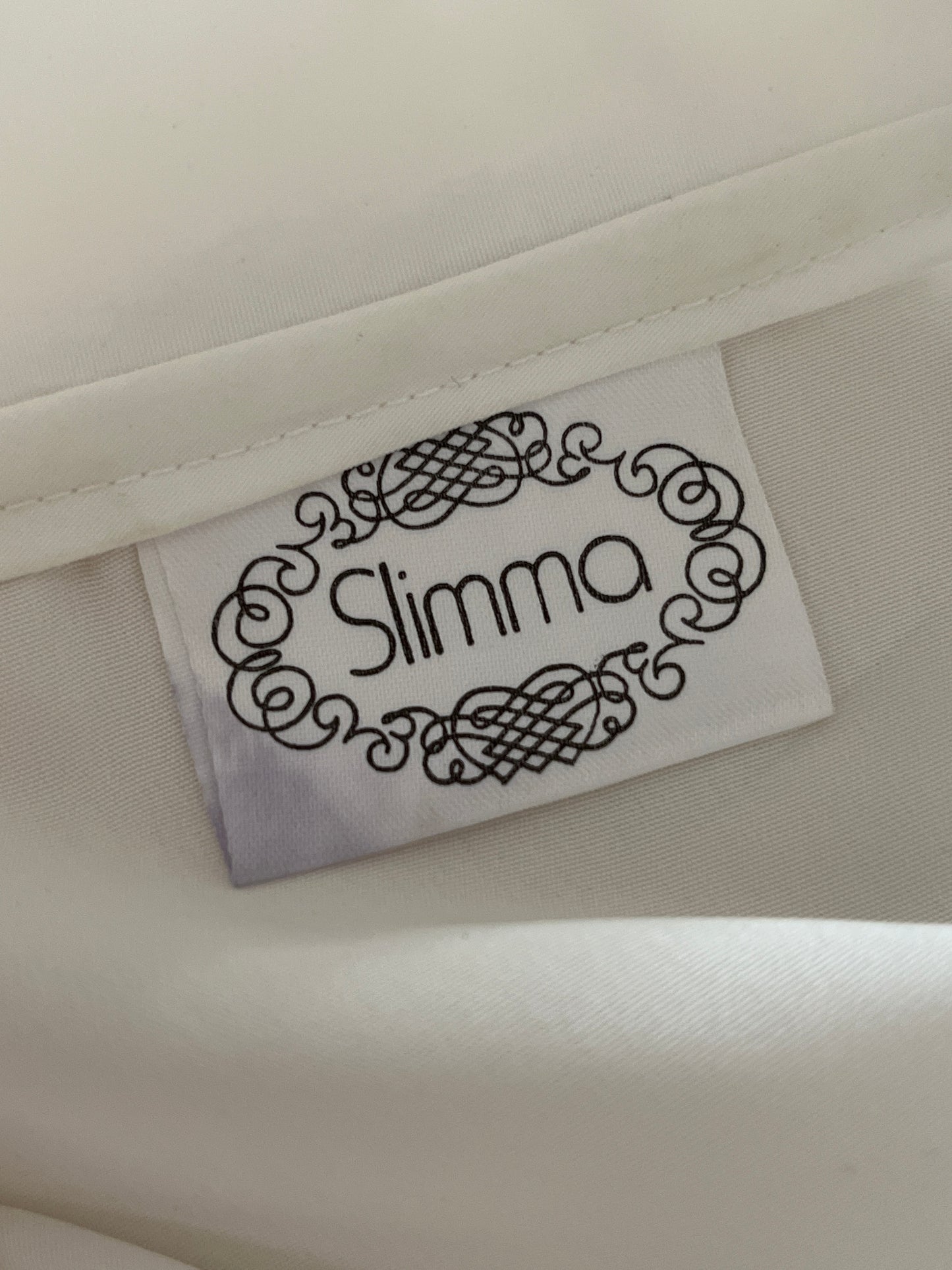 White embroidered shirt