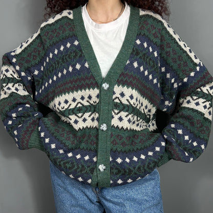 Patterned cardigan
