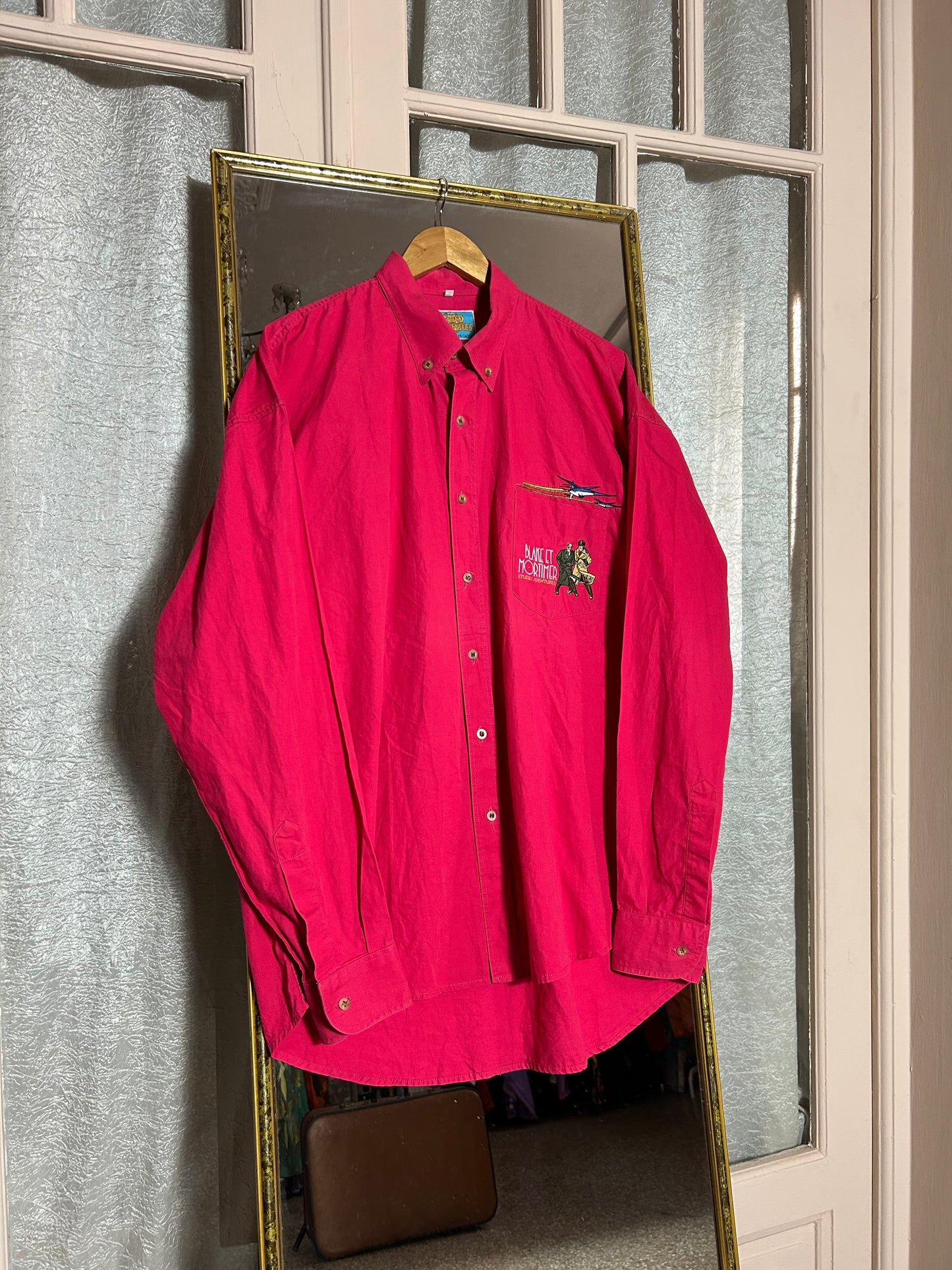 Hot pink shirt