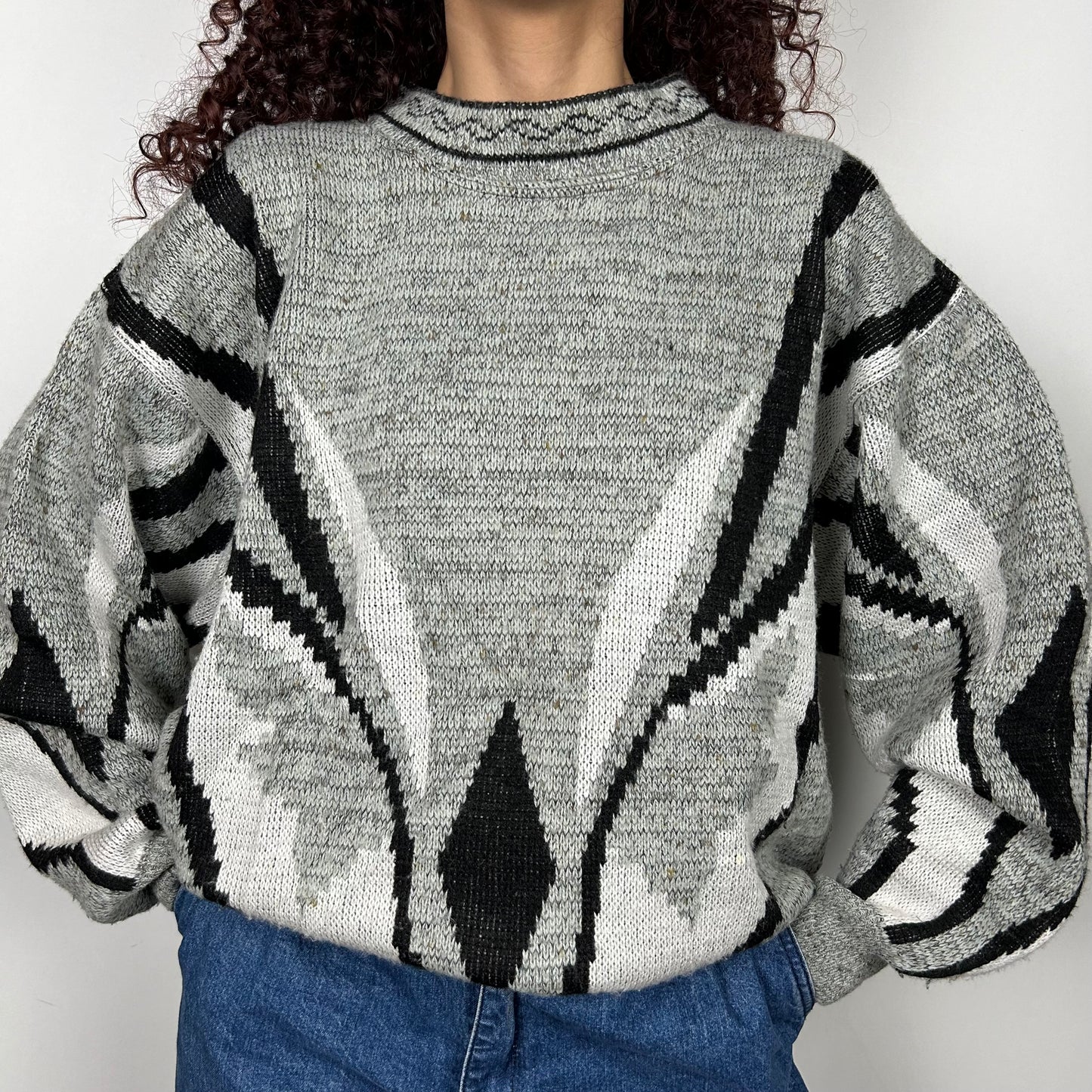 Patterned sweater