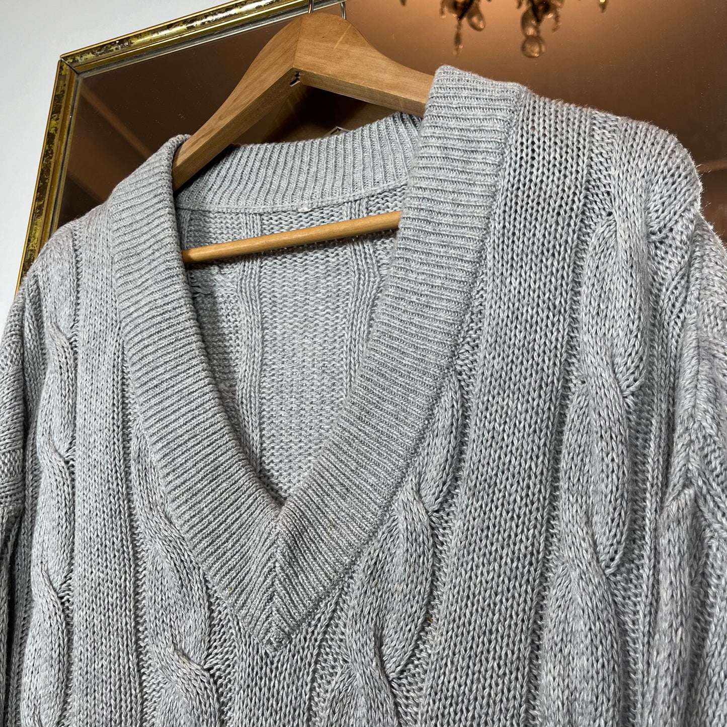 V neck sweater