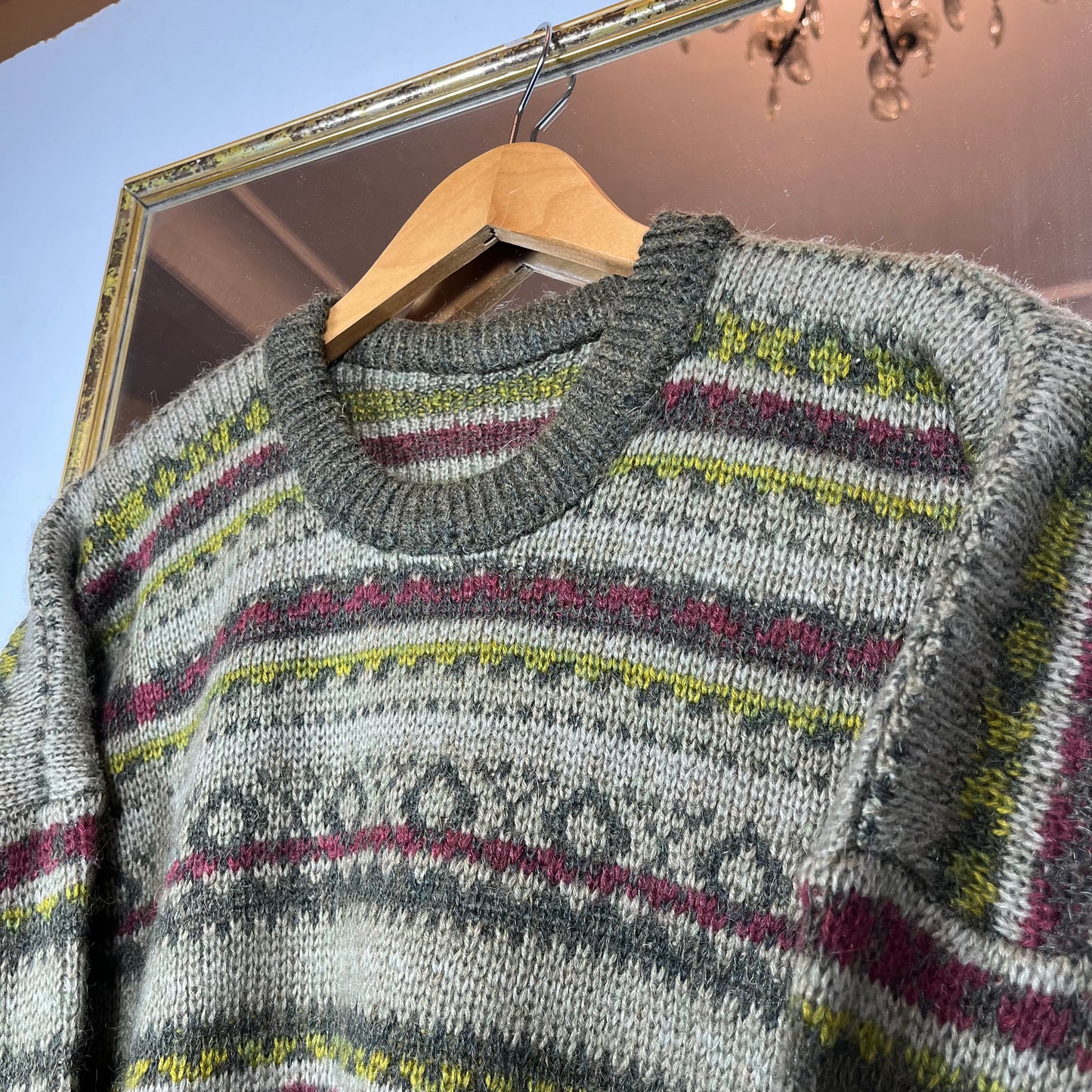 Patterned sweater