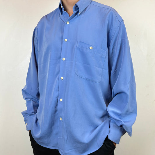 Long sleeve blue shirt