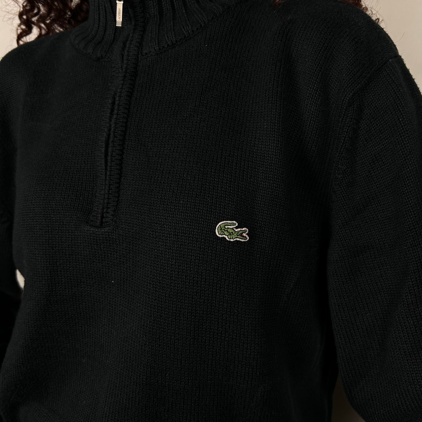 Lacoste half zip sweater