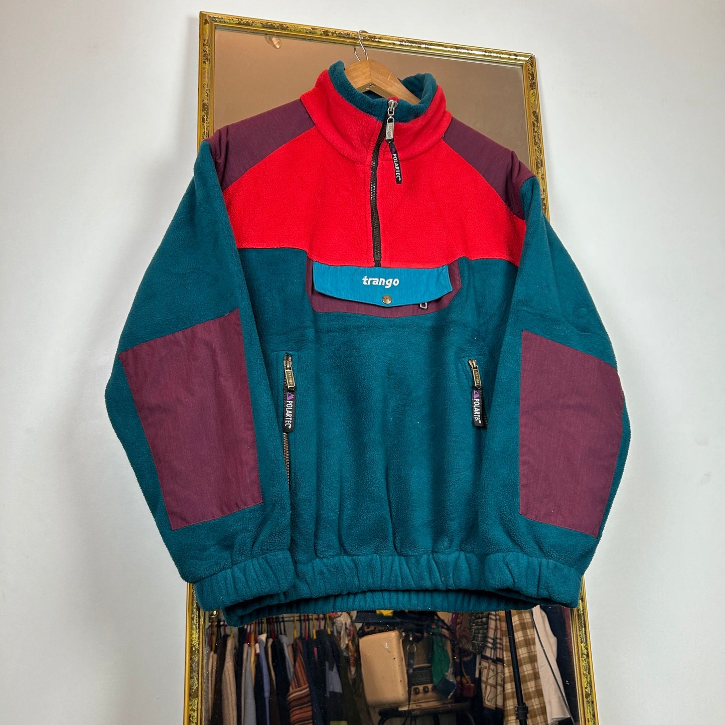 Color block fleece