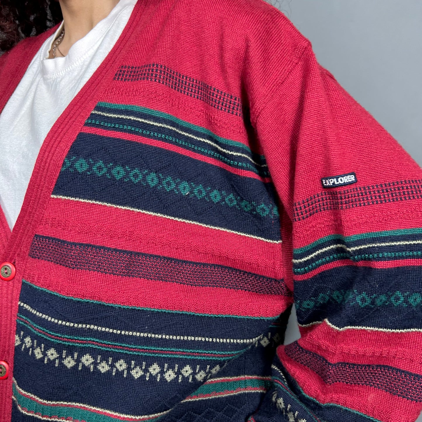 Patterned cardigan