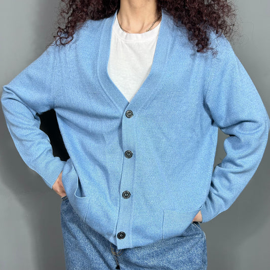 Light blue cardigan
