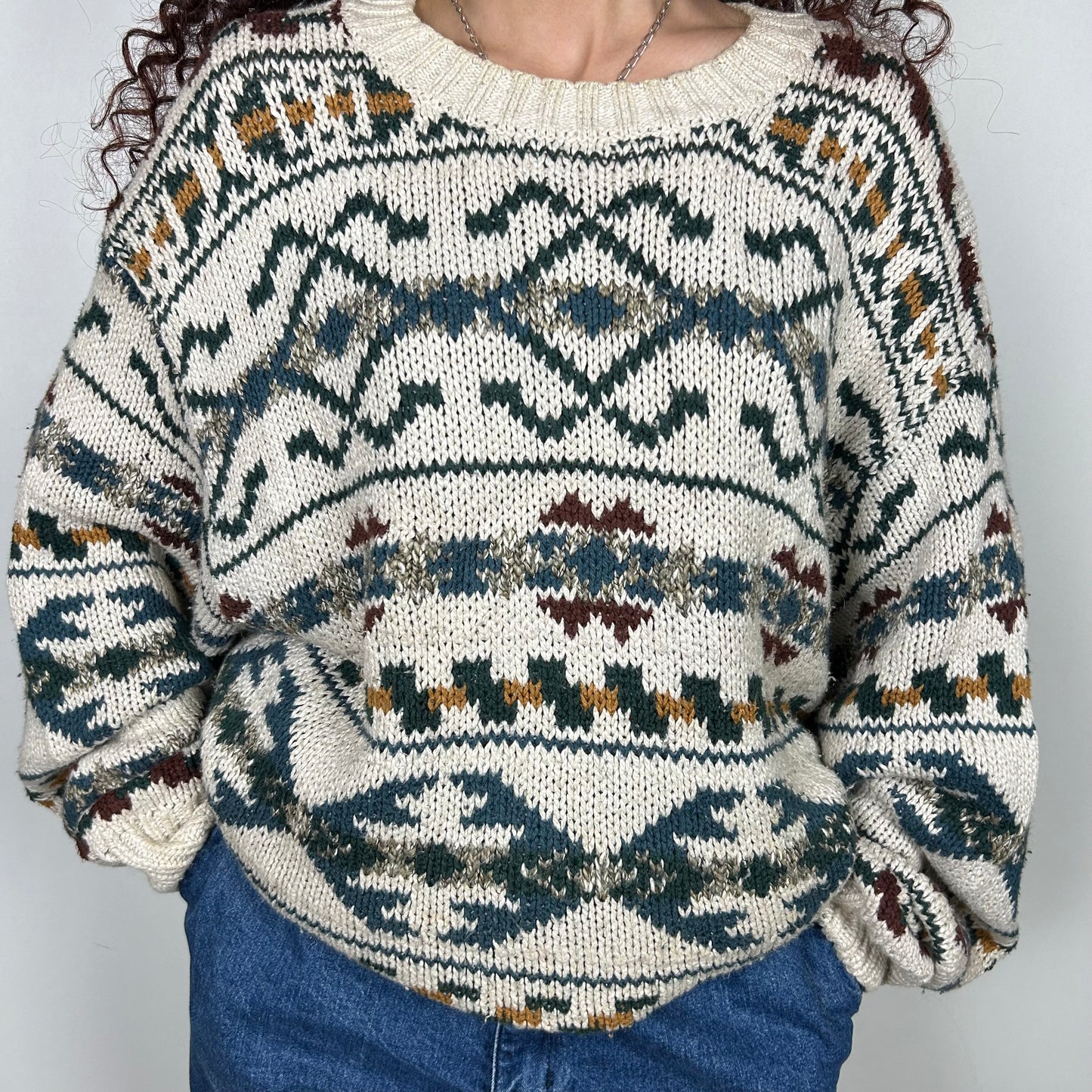 Patterned sweater