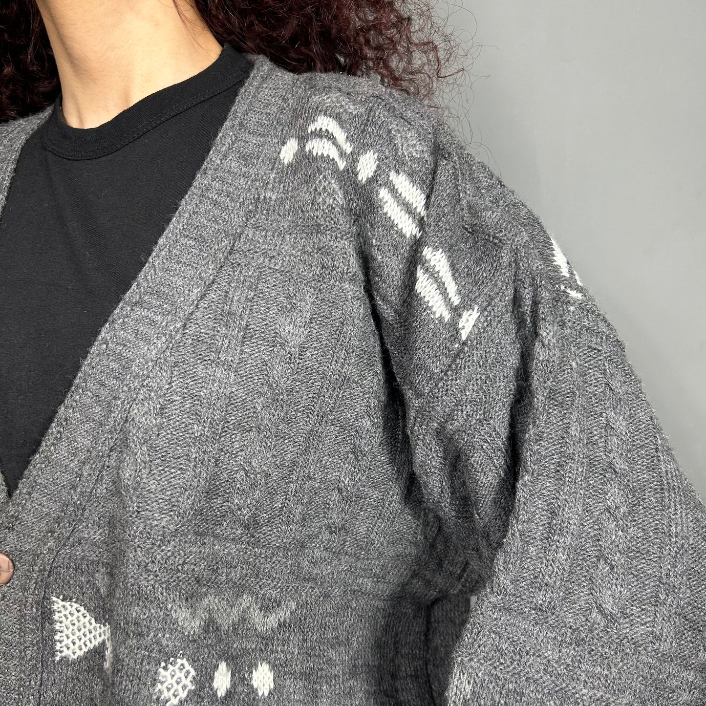 Patterned cardigan
