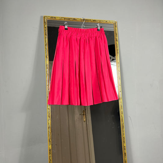 Pink mini skirt