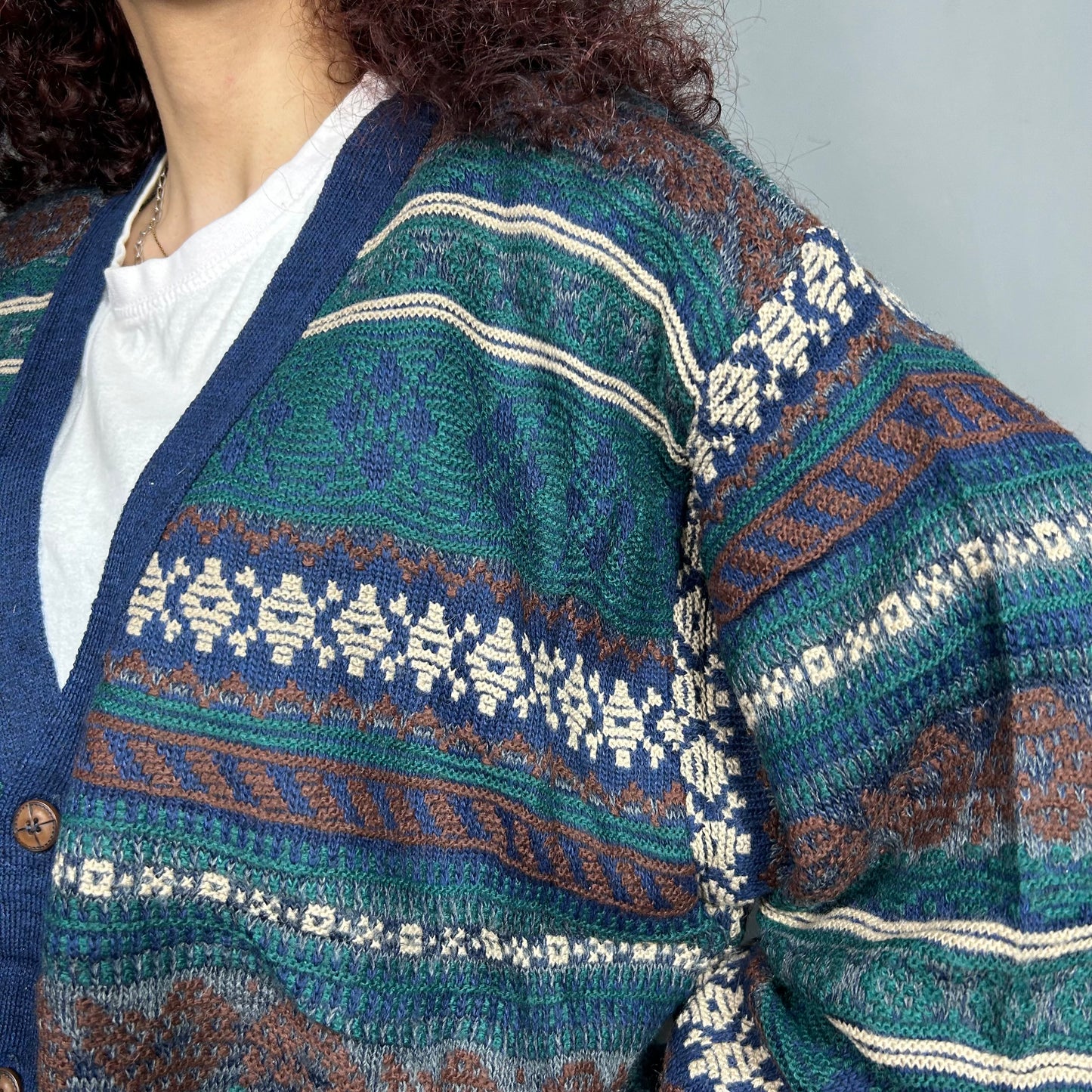 Patterned cardigan